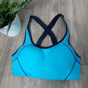 Victoria's secret sports bra workout size 32B blue